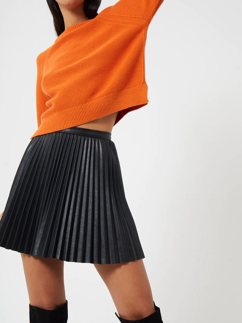 Etta Recycled Vegan Leather Skirt