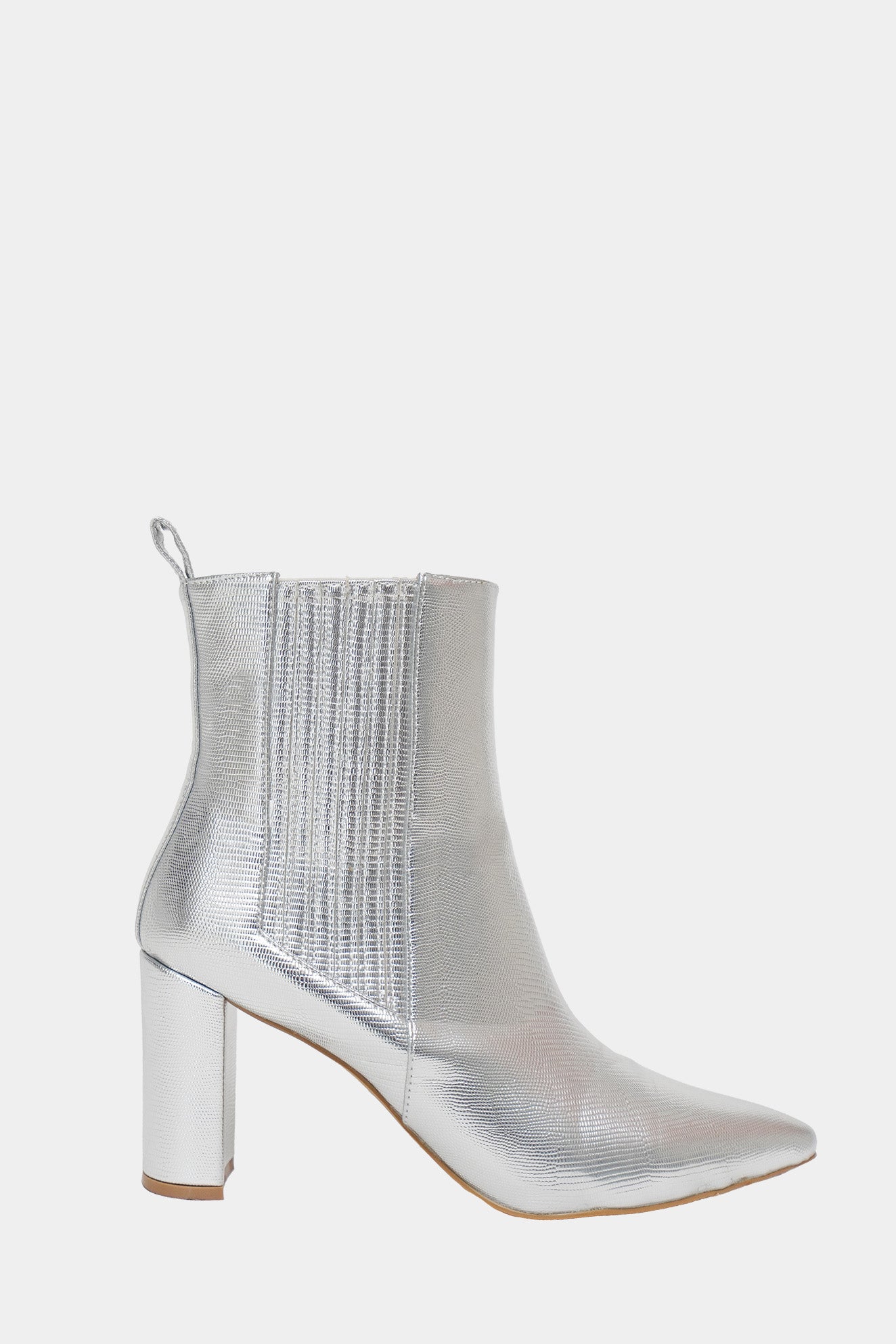 Hemline Exclusive Rosie Metallic Bootie