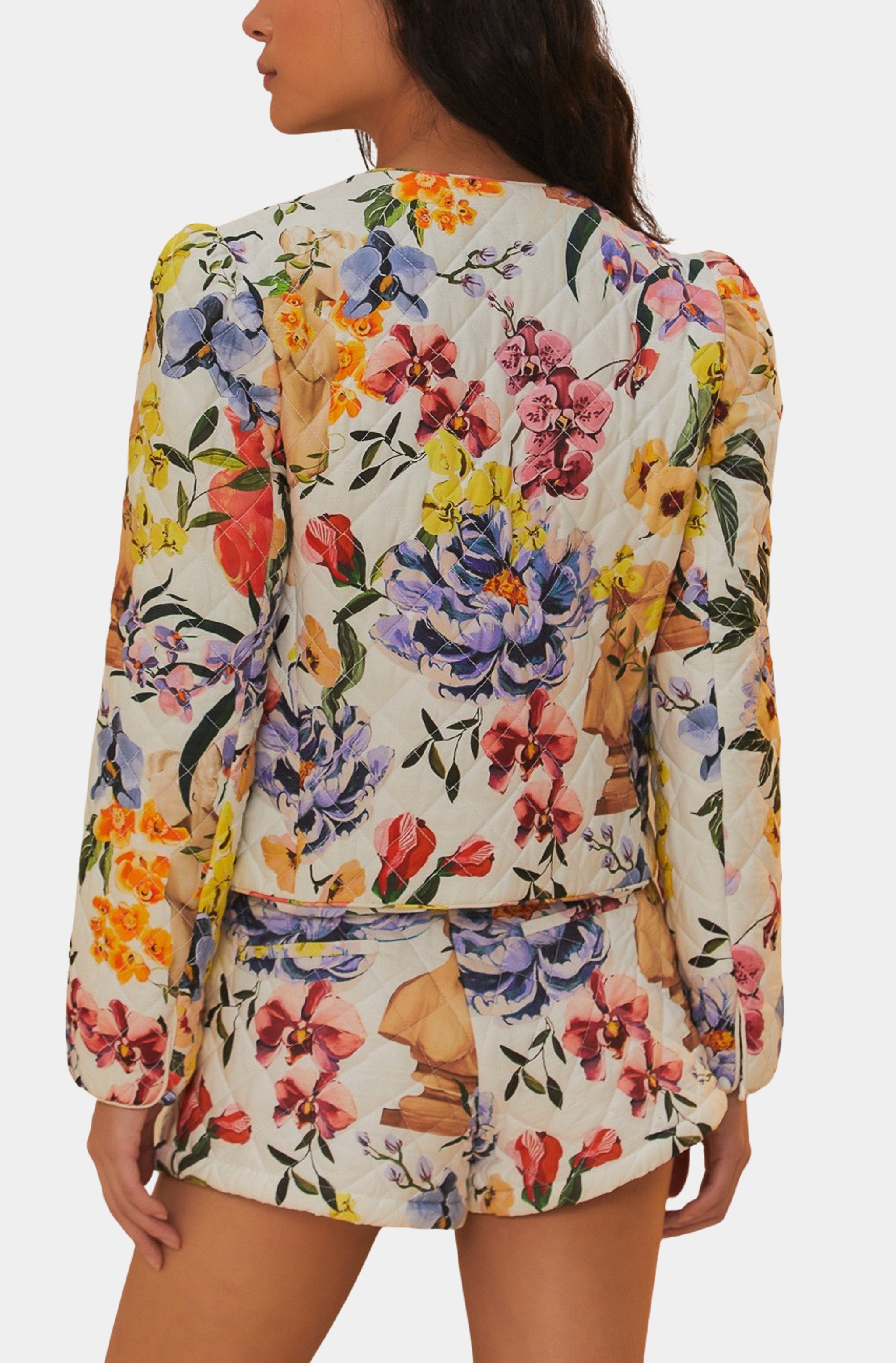 Greek Garden Off-White Shorts