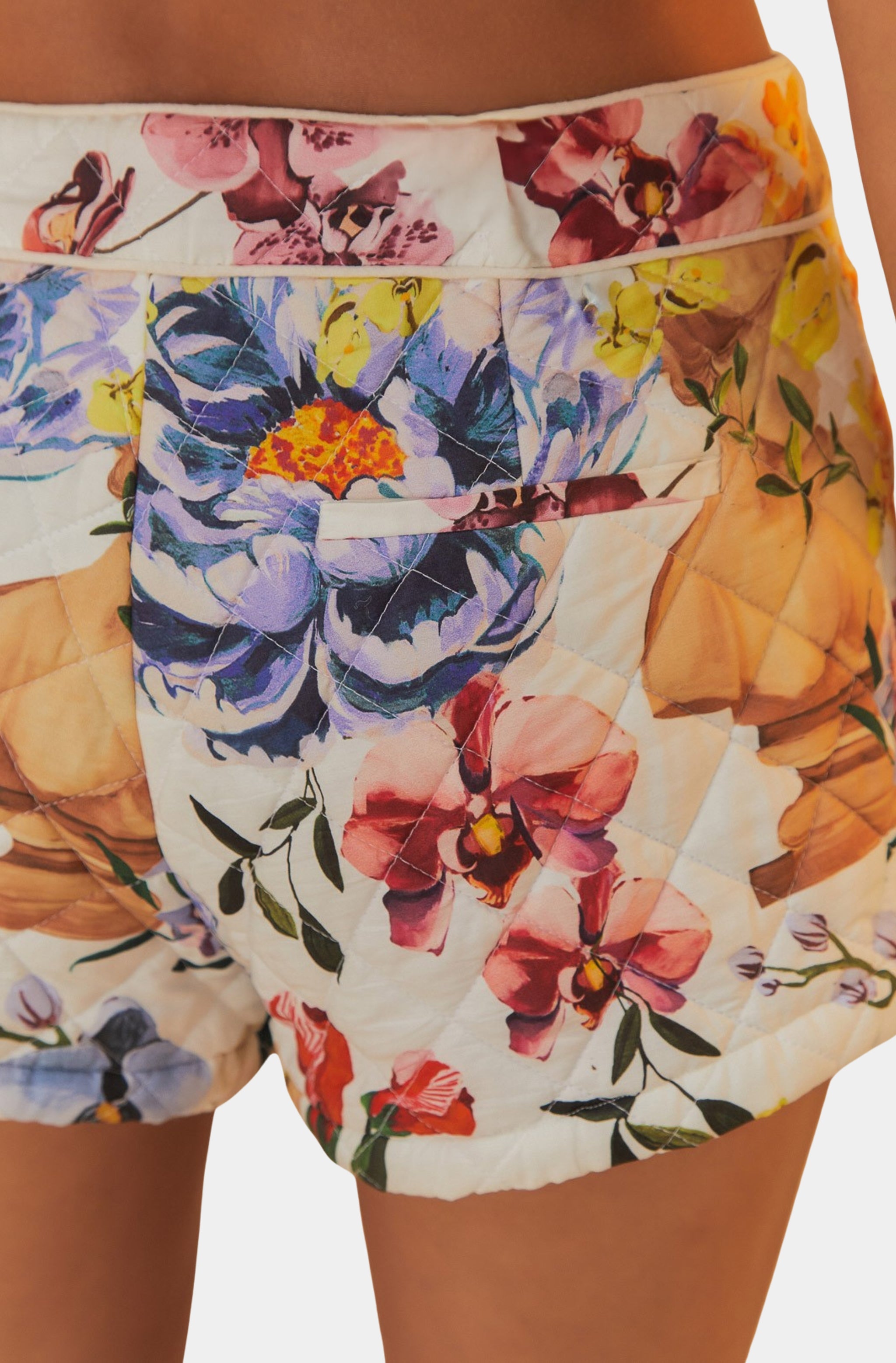 Greek Garden Off-White Shorts