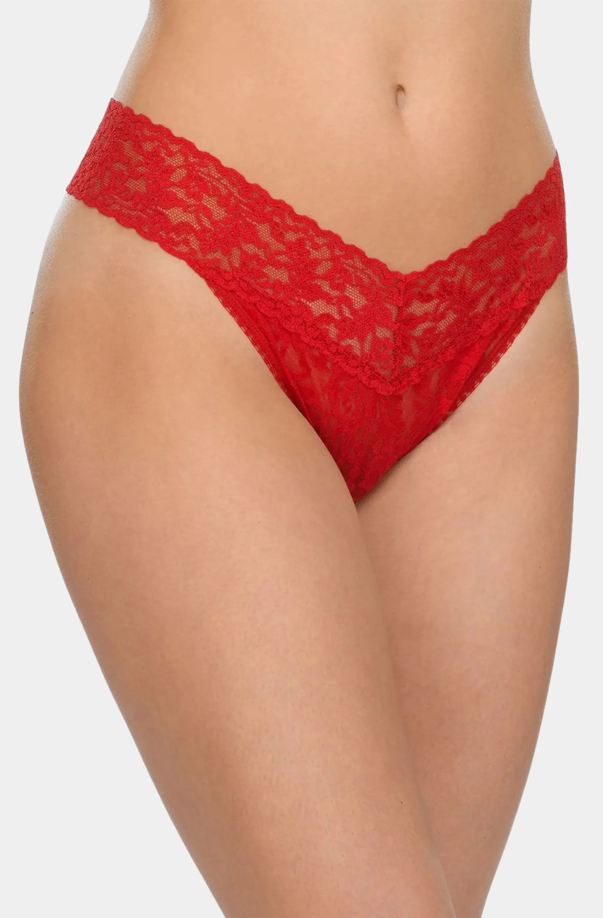 Signature Lace Original Rise Thong