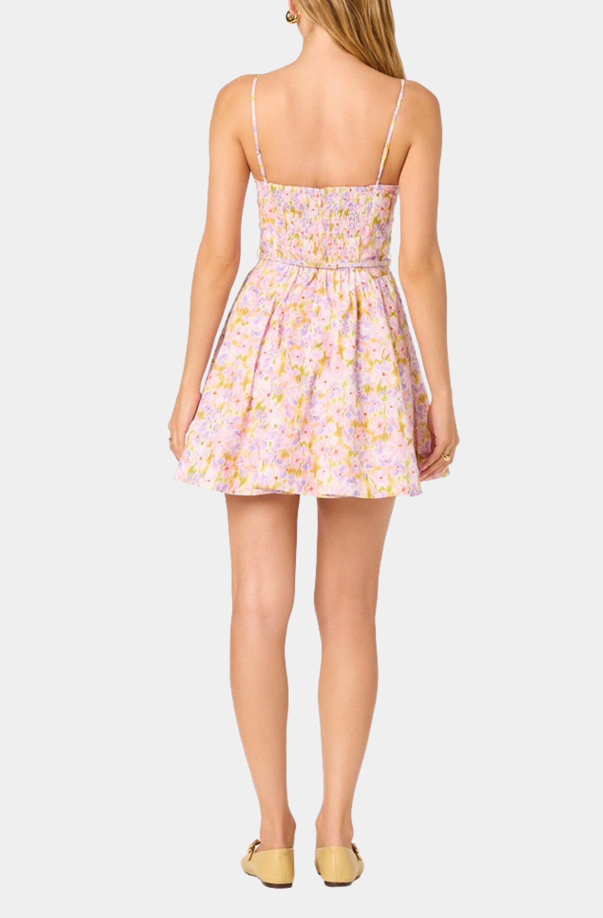 aisha floral appliqué mini dress Isha Dress – Hemline College Station