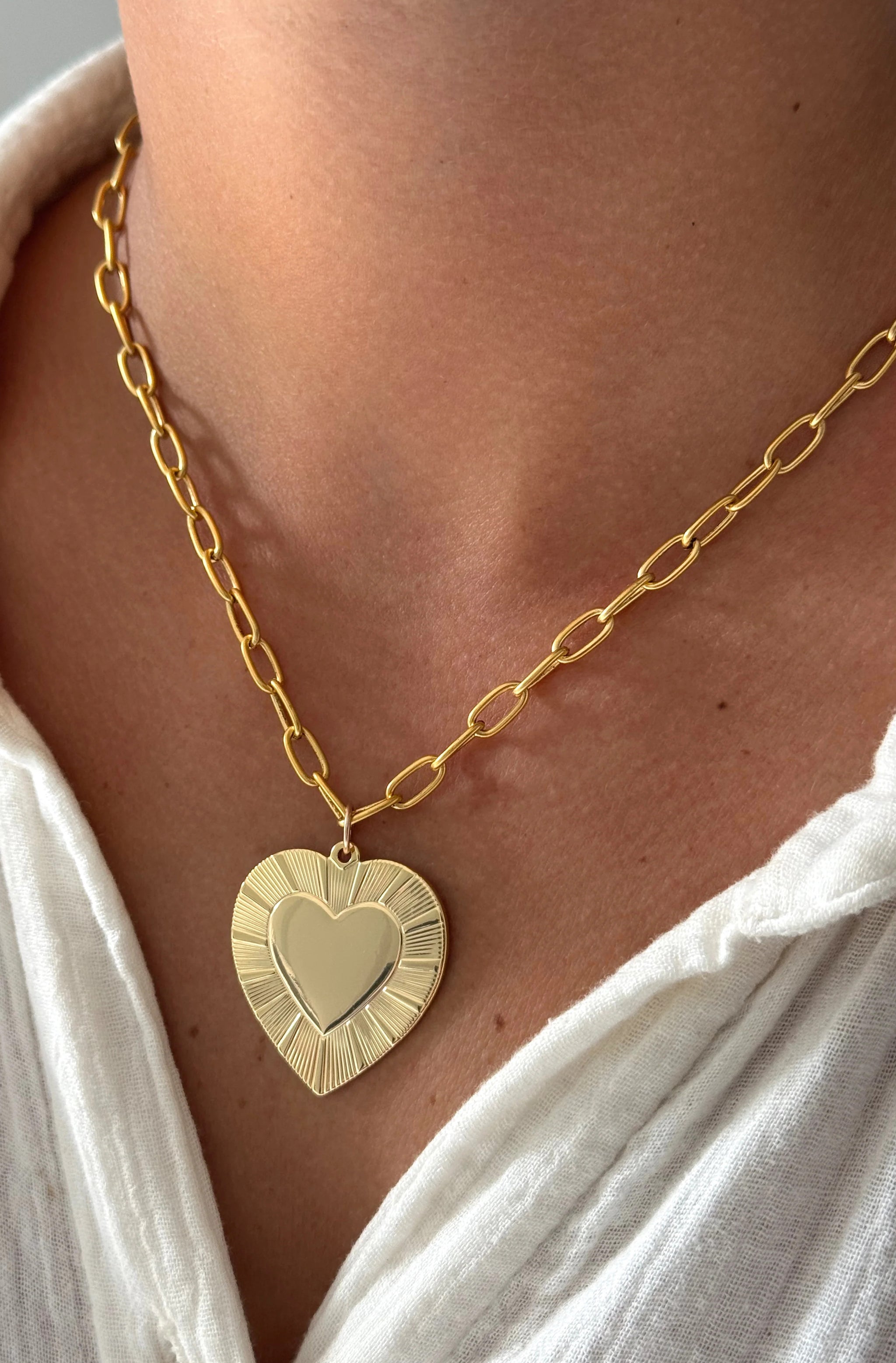 Gracie Heart Necklace