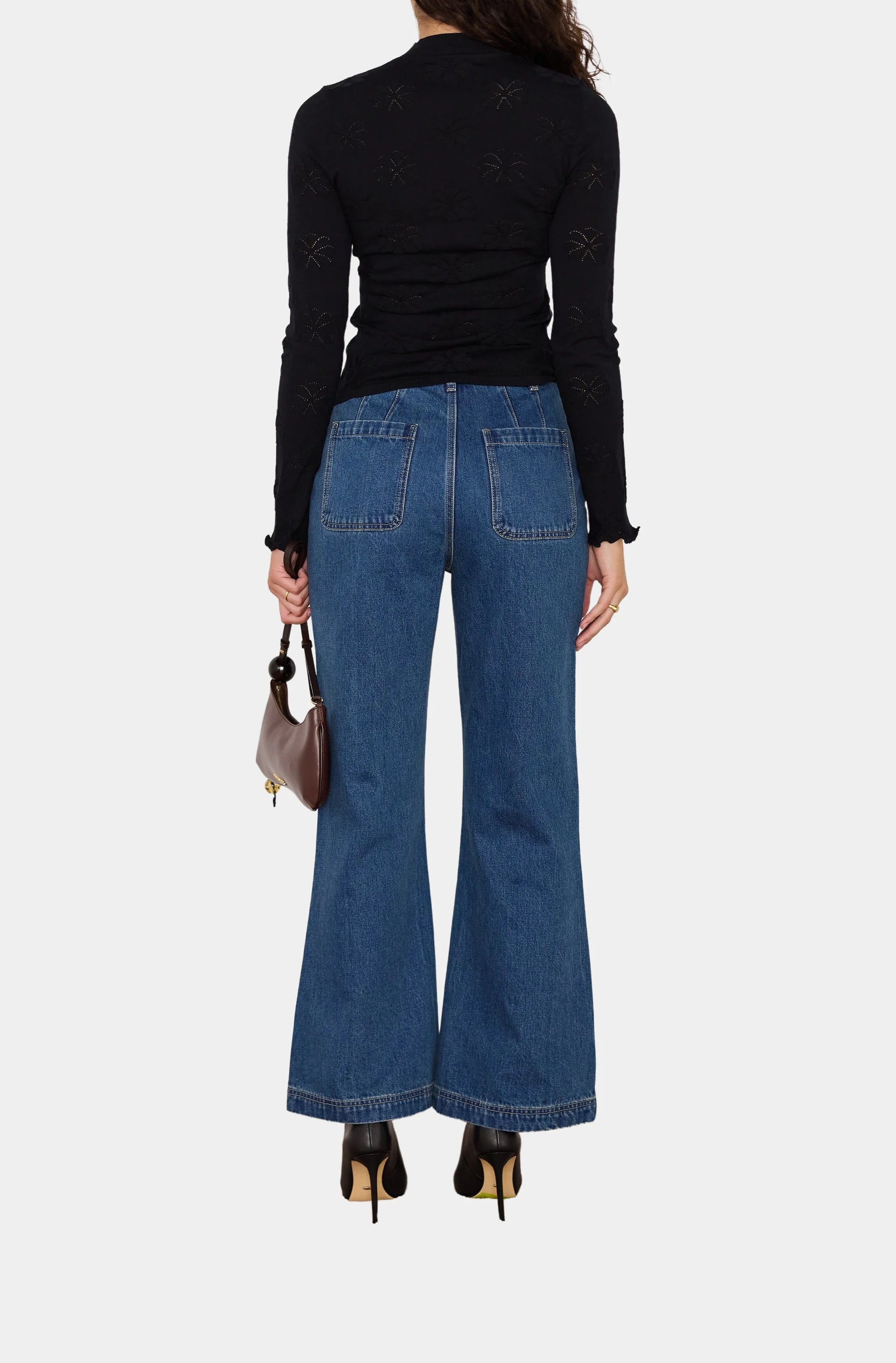 Kenni Pointell Knit Top