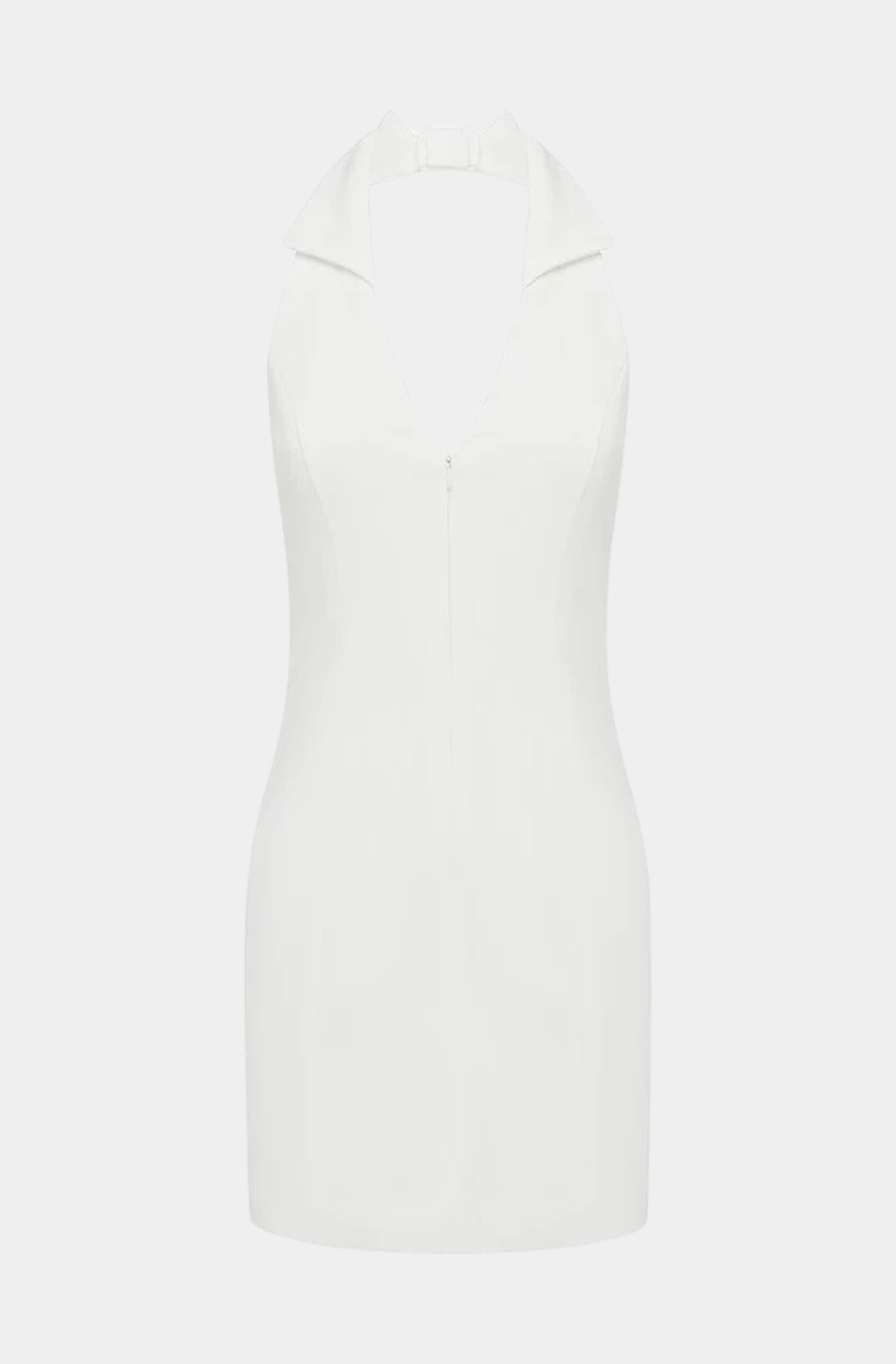 Archer Collar Zip Front Mini Dress