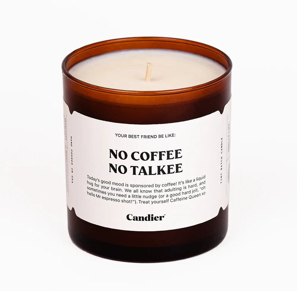 No Coffee Candle