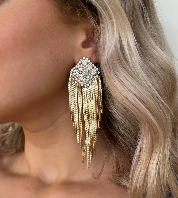 Diamond Fringe Drops
