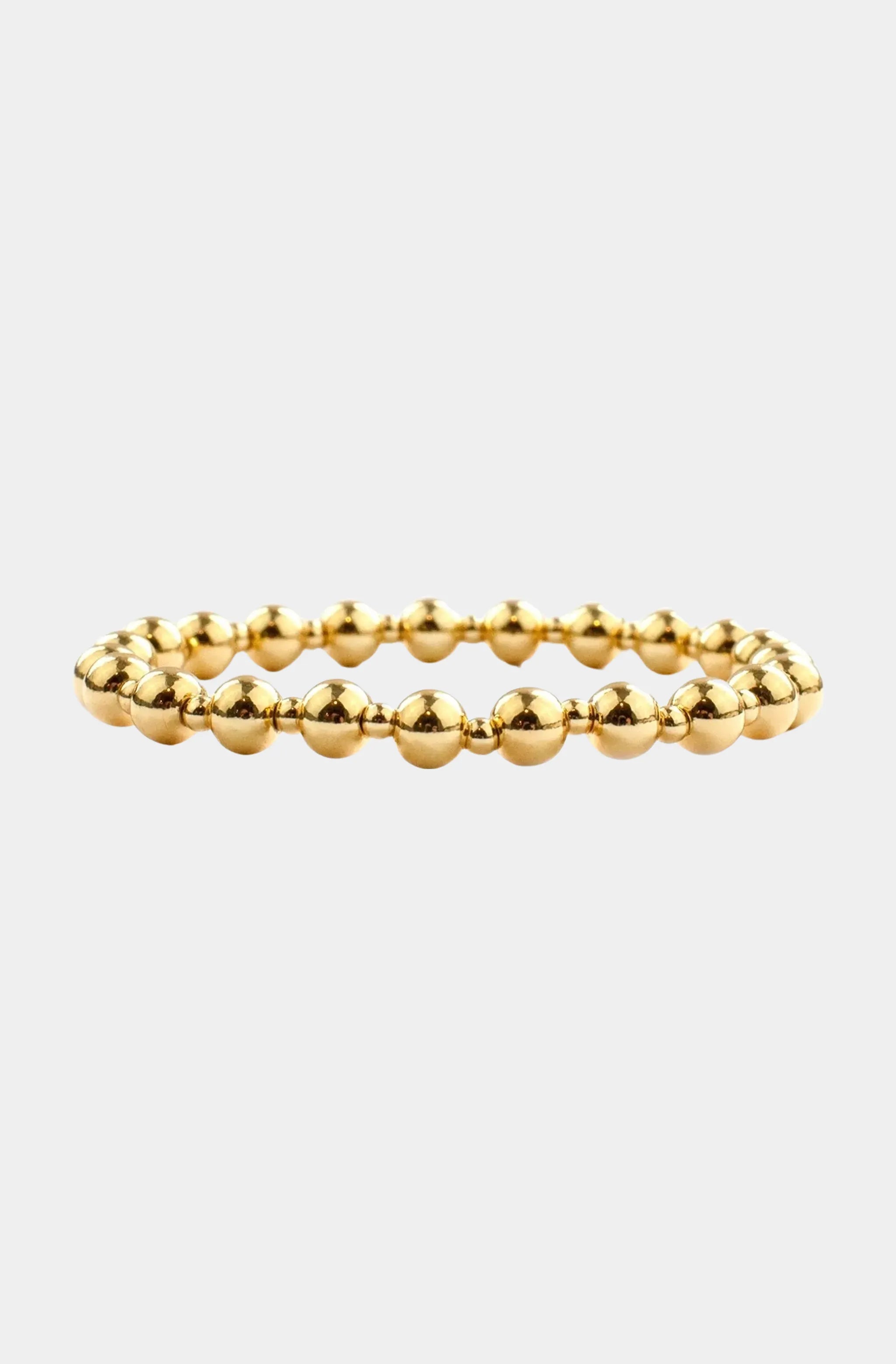 Multi Size Brass Ball Bracelet