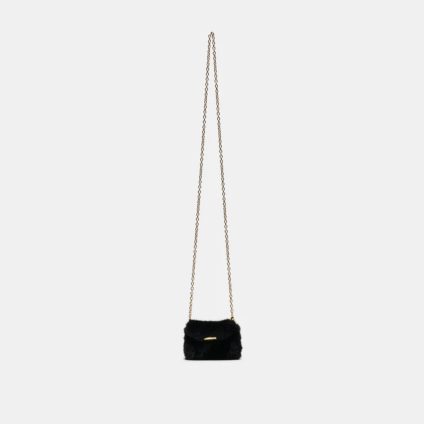 Brindi Fur Crossbody Wallet Bag