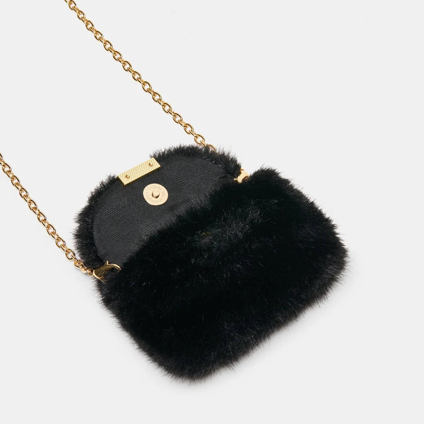 Brindi Fur Crossbody Wallet Bag