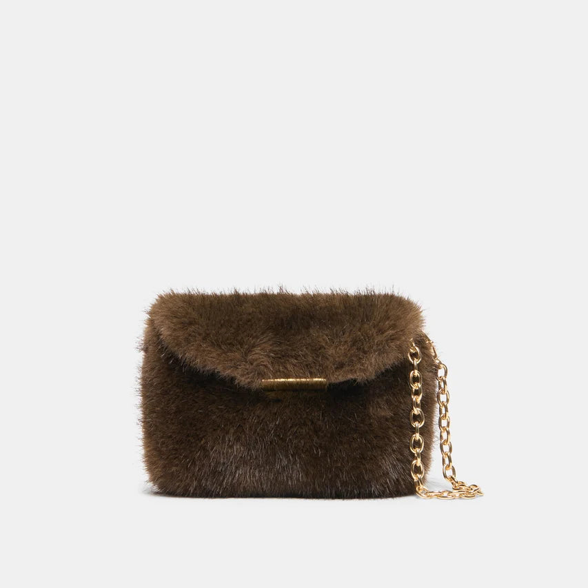 Brindi Fur Crossbody Wallet Bag