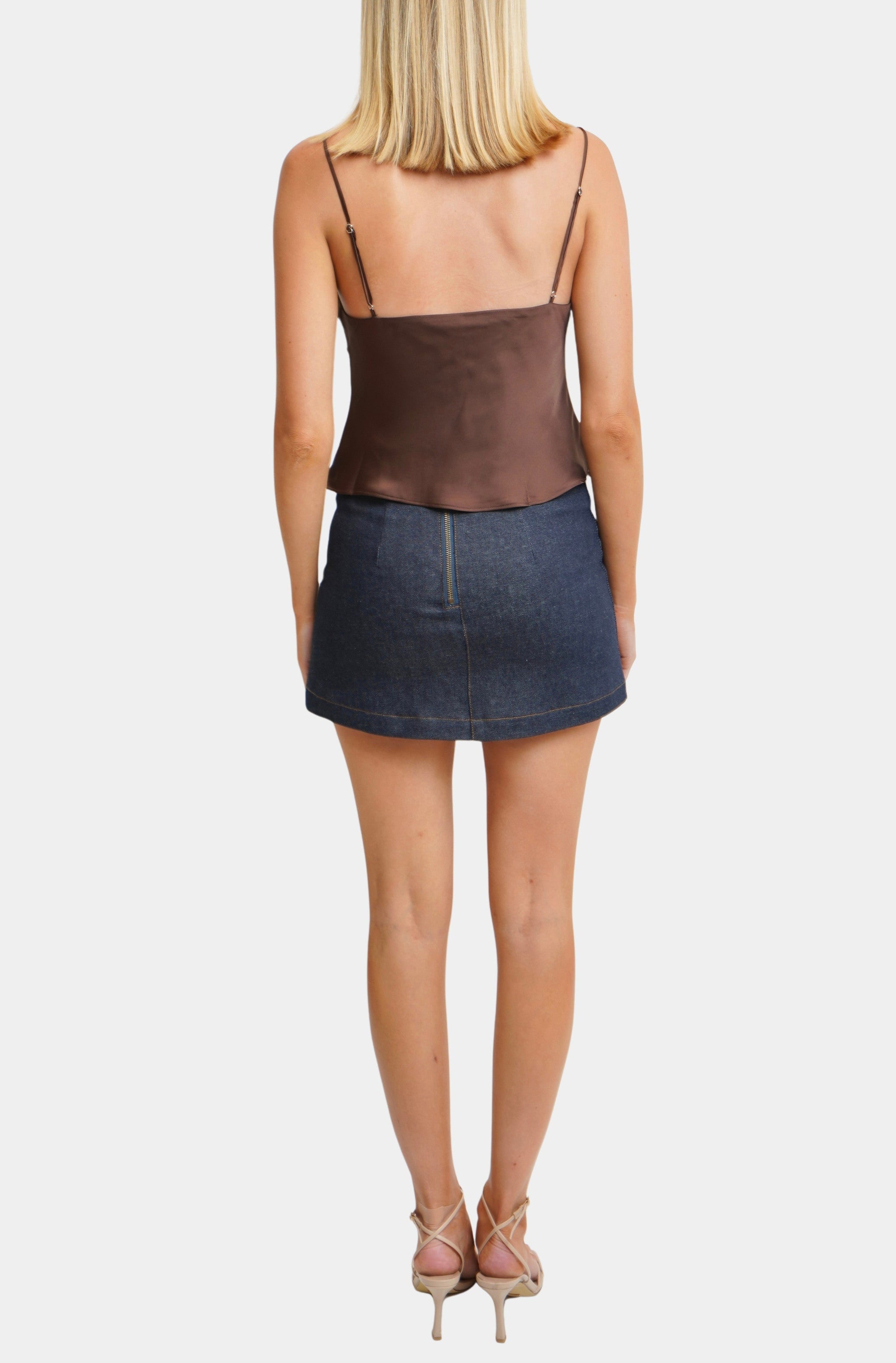Serena Denim Skort