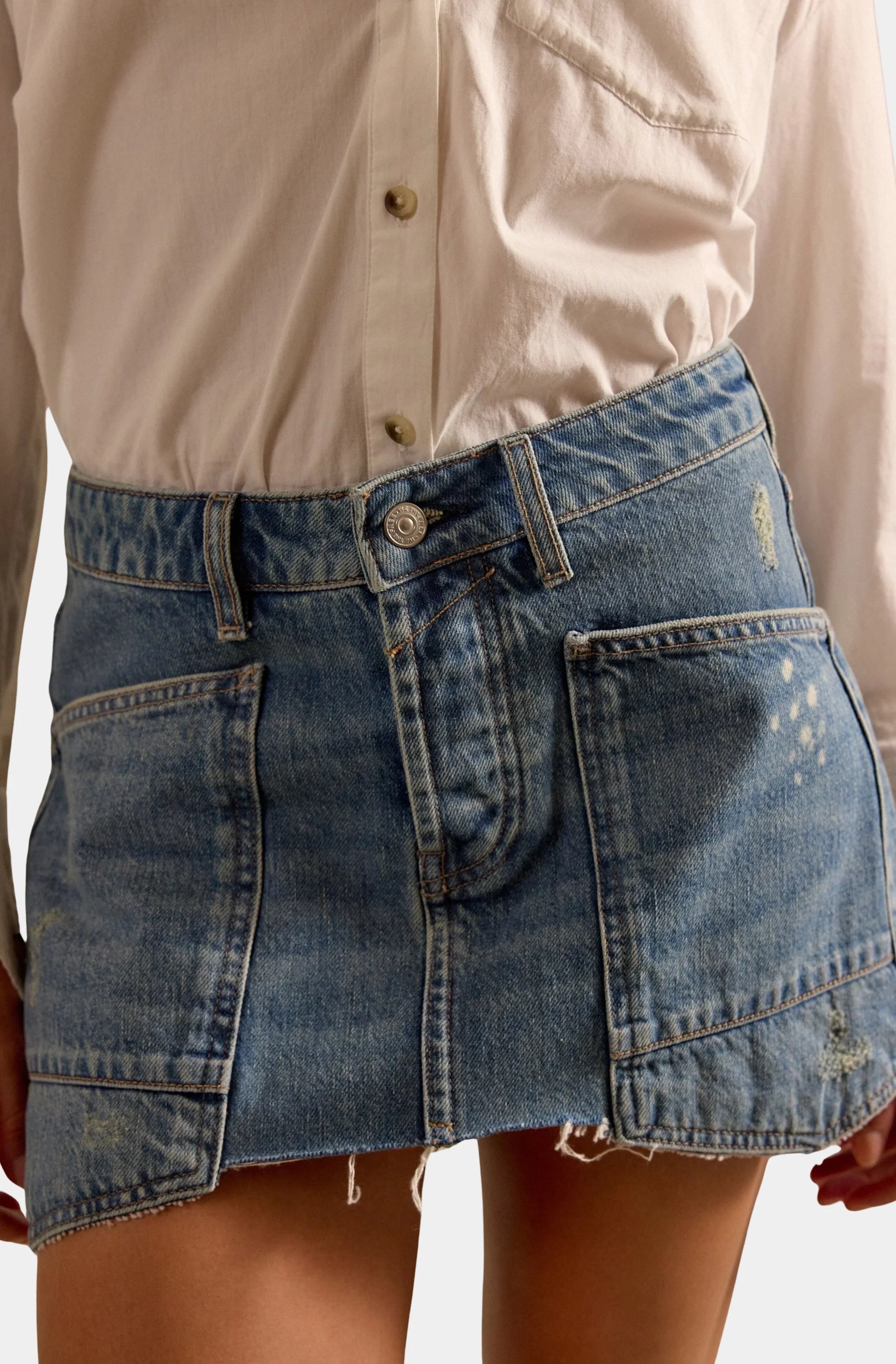 Dolly Denim Mini Skirt