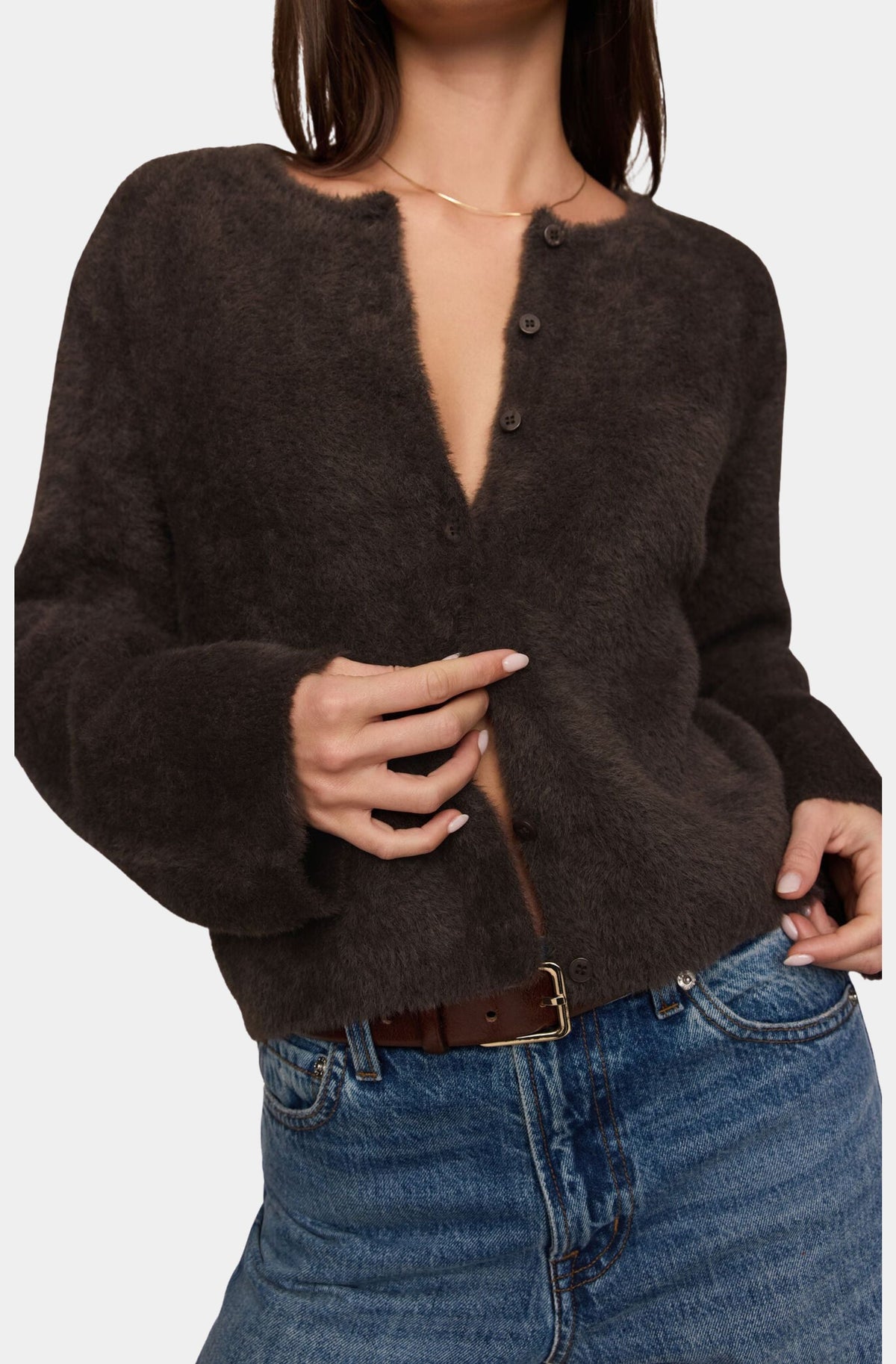 Winterglow Fluffy Cardigan